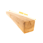 Poutre (Poteaux) en chêne 3000 x 150 x 150 mm